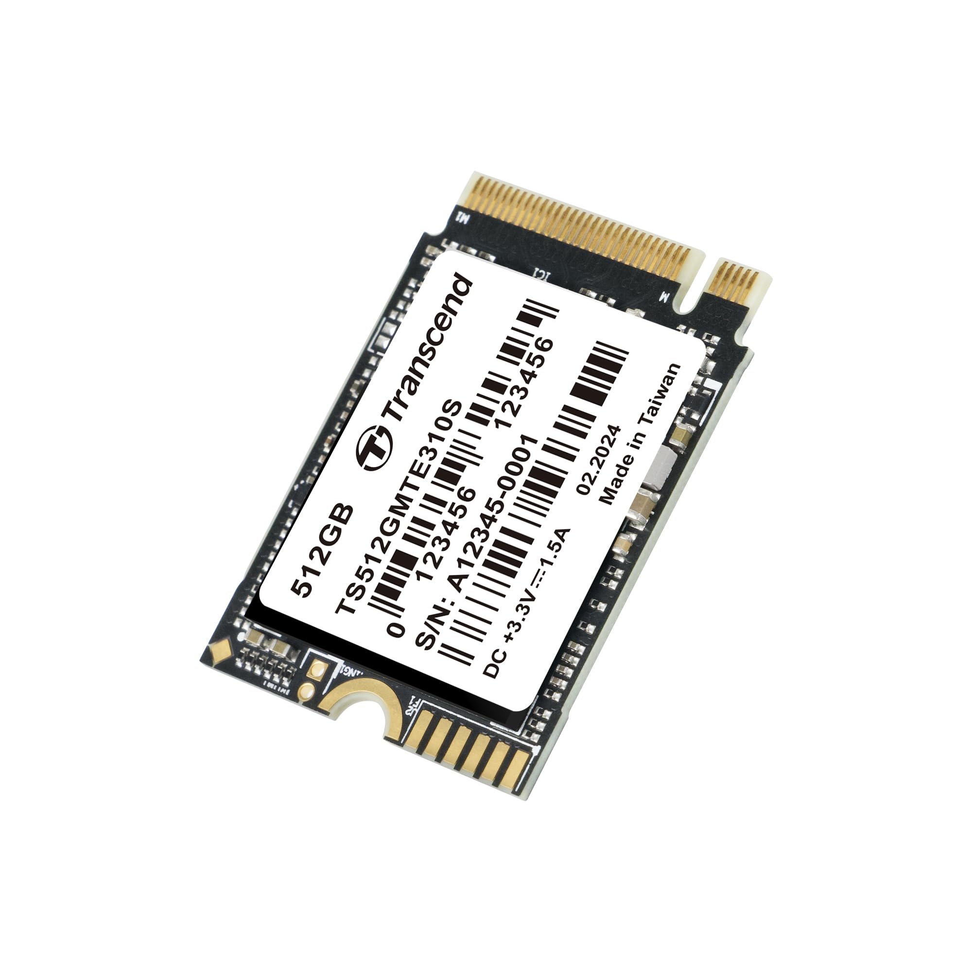 Transcend M.2 NVMe SSD 512GB 2230 PCIe Gen4 x 4 Maximum Read